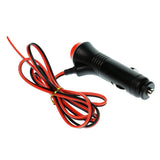 Maxbell 2x1m 12V/24V Car Cigarette Lighter Power Cord Socket Plug Switch for Red LED