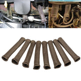 Maxbell 6xSpark Plug Wire Boots Heat Shield Protector Sleeve SBC black