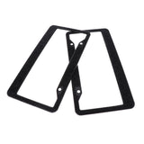 Maxbell 2x LED License Number Plate Light for Ibiza Leon + License Plate Frame Black