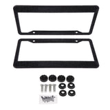 Maxbell 2x LED License Number Plate Light for Ibiza Leon + License Plate Frame Black