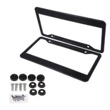 Maxbell 2x LED License Number Plate Light for Ibiza Leon + License Plate Frame Black