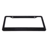 Maxbell 2x LED License Number Plate Light for Ibiza Leon + License Plate Frame Black