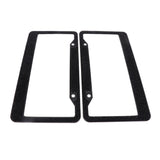 Maxbell 2x LED License Number Plate Light for Ibiza Leon + License Plate Frame Black