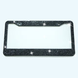 Maxbell 2x LED License Number Plate Light for Ibiza Leon + License Plate Frame Black