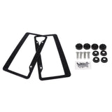 Maxbell 2x LED License Number Plate Light for Ibiza Leon + License Plate Frame Black