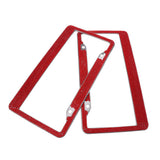 Maxbell 2x LED License Number Plate Light for Ibiza Leon +License Plate Frame Red