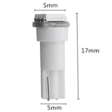 Maxbell 10x10pcs White Car T5 5050 Meter Lamp Map/Wedge/Step Light Bulbs LED Indicator