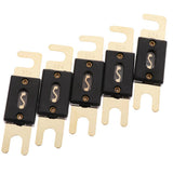 Maxbell 2x5 Pieces Car ANL Fuse Gold Plated 30A 32V