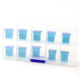 Maxbell 2x 10pcs Car Auto F2822-Z Standard Female Push In Cartridge Fuses 20AMP 32V