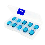 Maxbell 2x 10pcs Car Auto F2822-Z Standard Female Push In Cartridge Fuses 20AMP 32V