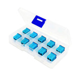 Maxbell 2x 10pcs Car Auto F2822-Z Standard Female Push In Cartridge Fuses 20AMP 32V