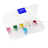 Maxbell 2x6pcs Car Female Push In Cartridge Fuses 32V 20A 25A 30A 40A 50A 60A F2825-Z