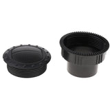 Maxbell 2xCar RV Motorhome Truck Trailer Inner Side Roof Air Vent Exhaust Outlet Black