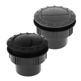 Maxbell 2xCar RV Motorhome Truck Trailer Inner Side Roof Air Vent Exhaust Outlet Black