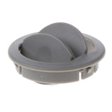 ABS Plastic RV ATV Trailer Interior Round A/C Vent Air Outlet 360° Rotating Gray