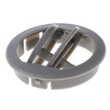 ABS Plastic RV ATV Trailer Interior Round A/C Vent Air Outlet 360° Rotating Gray
