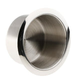 Maxbell 15xStainless Steel Cup Drink Holder Polished for Marine Car Vehicles Camper RV