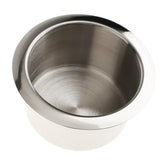 Maxbell 9xStainless Steel Cup Drink Holder Polished for Marine Car Vehicles Camper RV