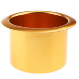 Maxbell 12x Aluminum Alloy Cup Drink Holder for Marine Boat Car Truck Camper RV Gold