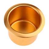 Maxbell 5x Aluminum Alloy Cup Drink Holder for Marine Boat Car Truck Camper RV Gold