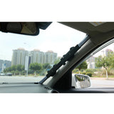 Maxbell 2pcs Car Sun Insulation Curtain UV Protection Retractable Shield Covers