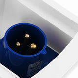 3xRV Camper 220V-240V 16A External Flush Hook Up Waterproof  Plug Socket White