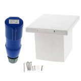 3xRV Camper 220V-240V 16A External Flush Hook Up Waterproof  Plug Socket White