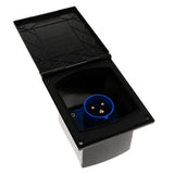 3xRV Camper 220V-240V 16A External Flush Hook Up Waterproof  Plug Socket Black