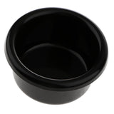 Maxbell 3xUniversal Boat Marine RV Caravan Black Plastic Cup Drink Can Holder 90mm Dia