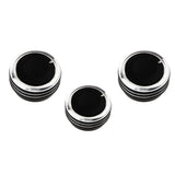 Maxbell 2x3 Pieces Air conditioner Knob Control Switch for Vela Vitz Vios black