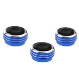 Maxbell 2x3 Pieces Air conditioner Knob Control Switch for Vela Vitz Vios blue