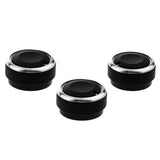 Maxbell 2x3 Pieces Air conditioner Knob Control Switch for Vela Vitz Vios classical black