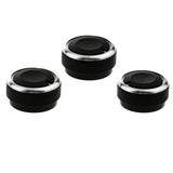 Maxbell 3x3 Pieces Air conditioner Knob Control Switch for Vela Vitz Vios classical black