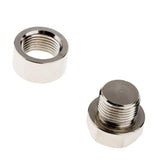 Maxbell 3xStainless Steel M18*1.5mm O2 Oxygen Sensor Bung Extender Spacer Adapter