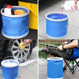 Maxbell 11L Collapsible Bucket Car Wash Storage+Wash  Water Bucket Filter