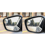 Maxbell 2x2 Pieces Car Blind Spot Mirror 360 Wide Angle Adjustable Rear Side View  A