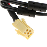 Maxbell 2xMini ISO AUX Adapter 4RCA Cable for Blaupunkt VW Audi Seat Skoda Ford