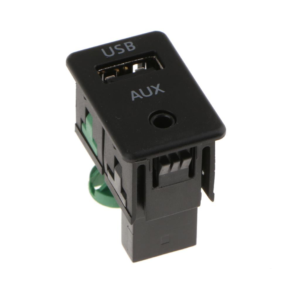 Maxbell Car USB AUX Auxiliary Input Switch Button Fit for RCD510+ RCD310+ RCD300+