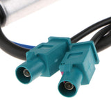 Maxbell 8x12V Inline Car Antenna Radio AM & FM Signal Amp Amplifier Booster Wire