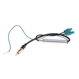 Maxbell 2x12V Inline Car Antenna Radio AM & FM Signal Amp Amplifier Booster Wire
