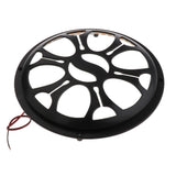 Maxbell 2xCar Horn Decorative Cover Speaker Grilles Protector Black for Light 8inch