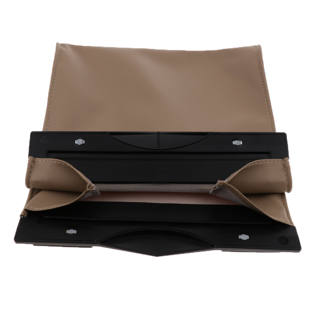 Maxbell Maxbell Car Back Seat Organizer Travel Storage Pocket Holder Waterproof Beige