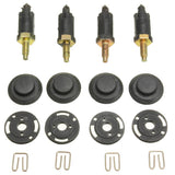 Maxbell 3x8Piece 2.0HDI Engine Cover Bolt Bonnet Hood Clip For CITROEN PEUGEOT 307 406