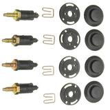 Maxbell 3x8Piece 2.0HDI Engine Cover Bolt Bonnet Hood Clip For CITROEN PEUGEOT 307 406