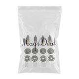 Maxbell 3x8Piece 2.0HDI Engine Cover Bolt Bonnet Hood Clip For CITROEN PEUGEOT 307 406