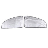 Maxbell 4x1 Pair Magnetic Sunshade Shield Curtains Double Sides for Car Oblique Window