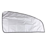 Maxbell 4x1 Pair Magnetic Sunshade Shield Curtains Double Sides for Car Oblique Window