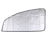 Maxbell 4x1 Pair Magnetic Sunshade Shield Curtains Double Sides for Car Oblique Window