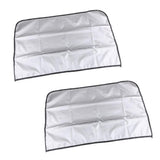 Maxbell 3x1 Pair Magnetic Sunshade Shield Curtains Double Sides for Car Side Windows