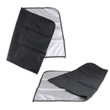 Maxbell 3x1 Pair Magnetic Sunshade Shield Curtains Double Sides for Car Side Windows